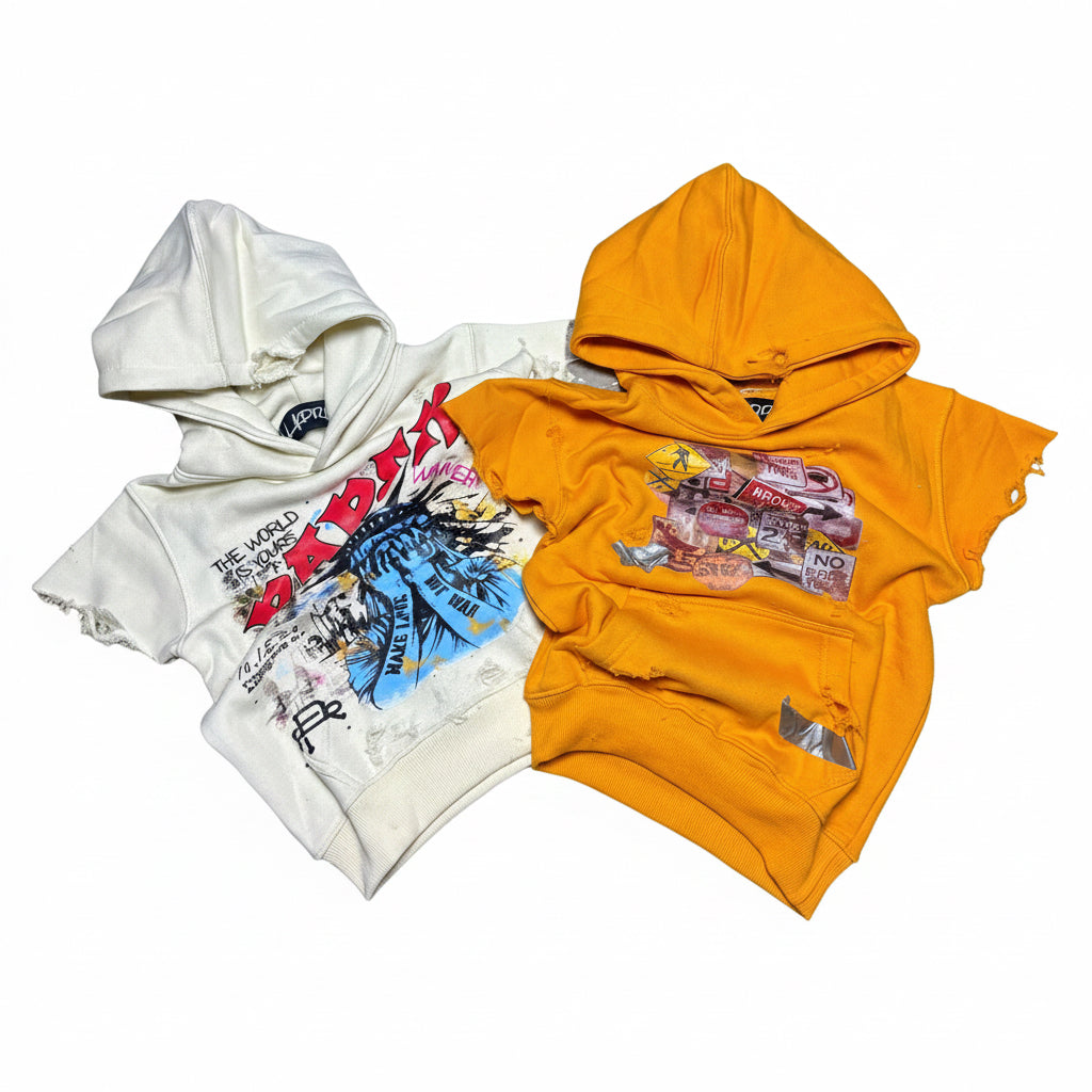 Beige Paper Hoodie